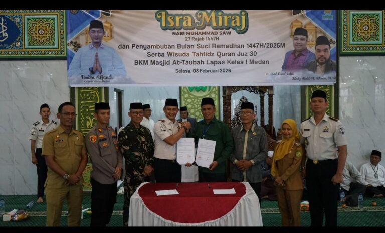 Lapas Medan Peringati Isra Mikraj dengan Semangat Baru