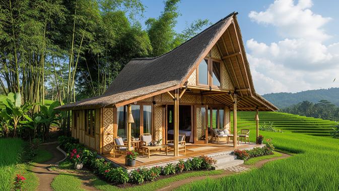 Inspirasi Desain Rumah Bambu yang Menawan dan Nyaman