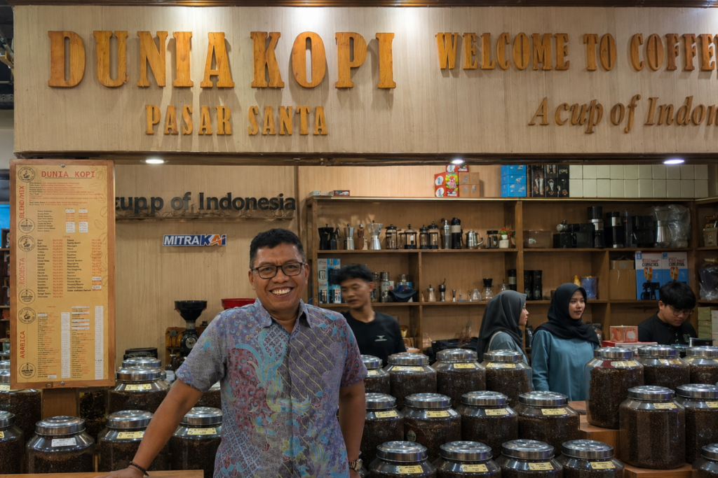 Aroma Kopi Pasar Santa Gema di Dunia